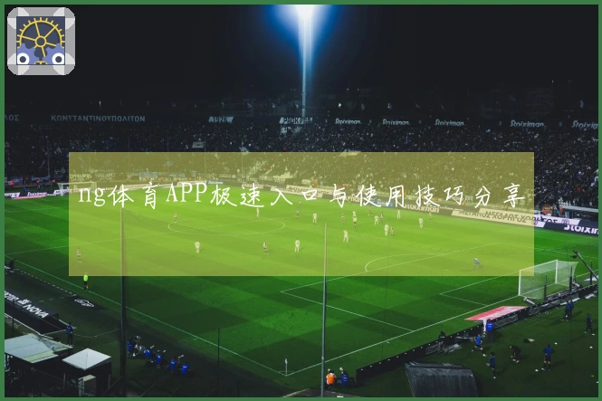 ng体育APP极速入口与使用技巧分享
